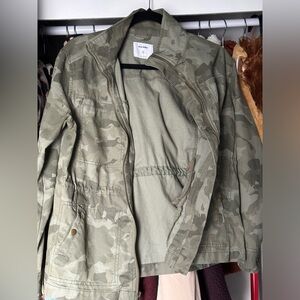 Army print jacket